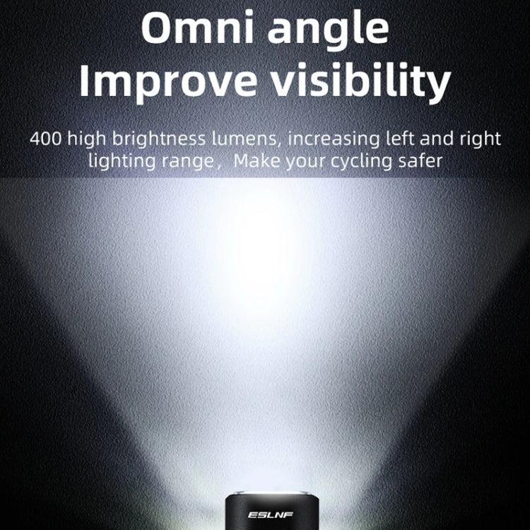 ESLNF Mountain Bike Headlight Waterproof Aluminum USB Charging Road Bike Light Cycling Gear