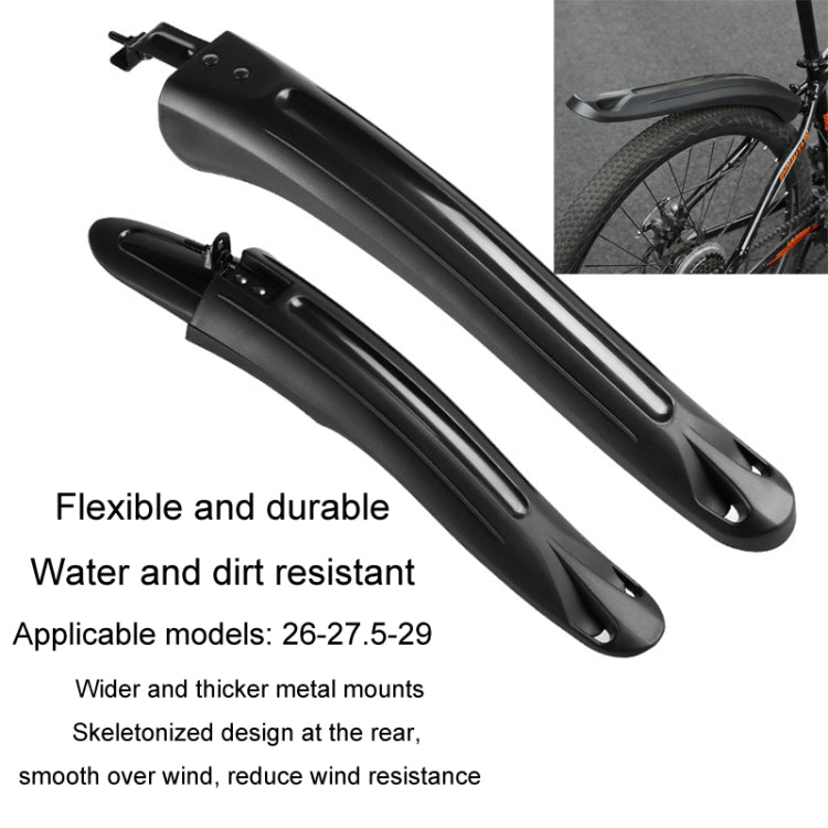 Bike Fenders Set Widen Lengthen Bicycle MTB Front Rear Quick Release Mudguard
