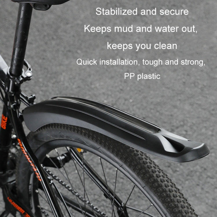 Bike Fenders Set Widen Lengthen Bicycle MTB Front Rear Quick Release Mudguard
