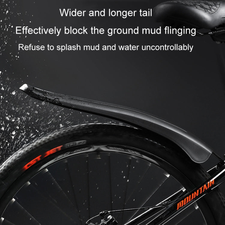 Bike Fenders Set Widen Lengthen Bicycle MTB Front Rear Quick Release Mudguard