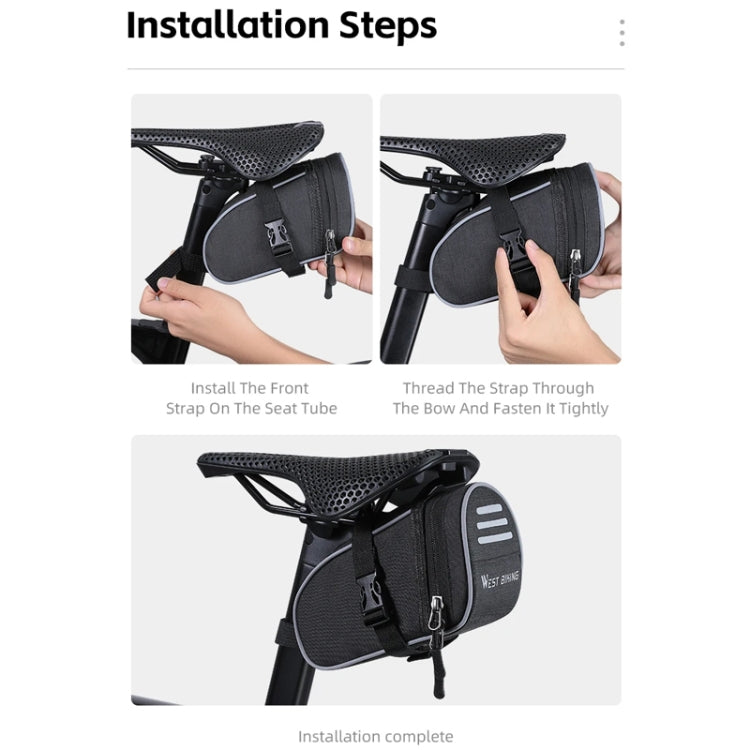 WEST BIKING Bicycle Saddle Tail Bag Portable Mini Tool Bag