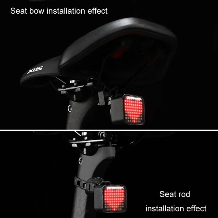 ESLNF Bicycle Tail Light Mountain Bike Smart Brake Sensor Auto Switch Waterproof Warning Lamp