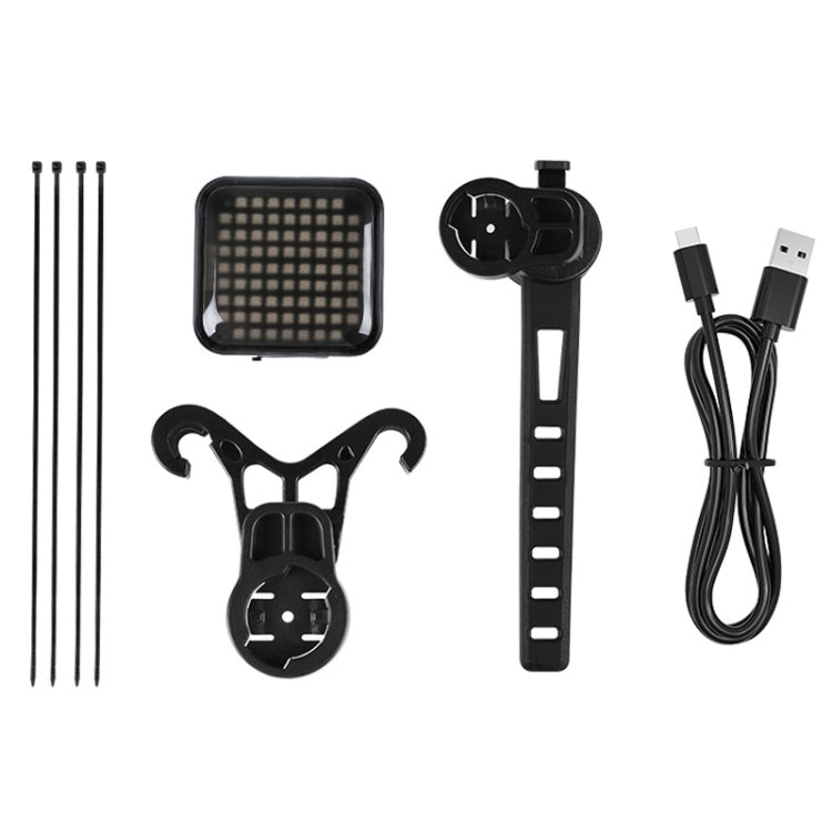 ESLNF Bicycle Tail Light Mountain Bike Smart Brake Sensor Auto Switch Waterproof Warning Lamp