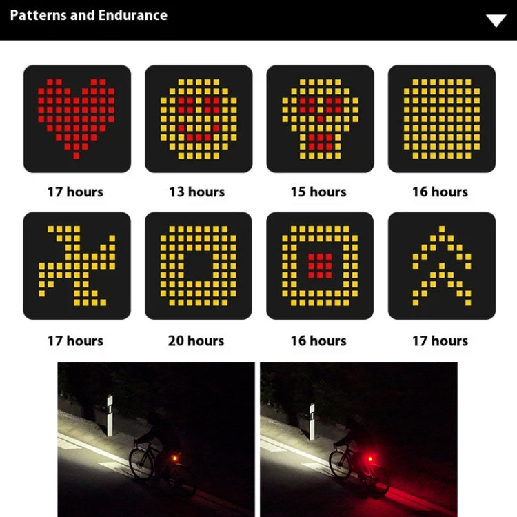 ESLNF Bicycle Tail Light Mountain Bike Smart Brake Sensor Auto Switch Waterproof Warning Lamp