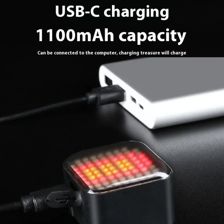 ESLNF Bicycle Tail Light Mountain Bike Smart Brake Sensor Auto Switch Waterproof Warning Lamp