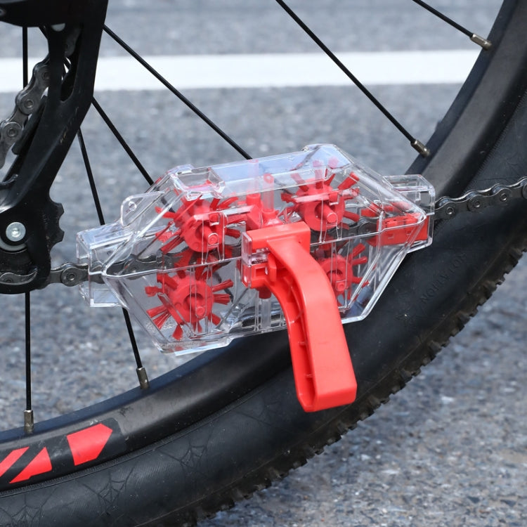 Bicycle Chain Cleaner Visual Immersion Chain Cleaner Brush Road Bike Cleaning Tool