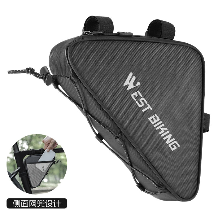 WEST BIKING Bicycle Crossbar Triangle Bag Cycling Equipment Tool Bag