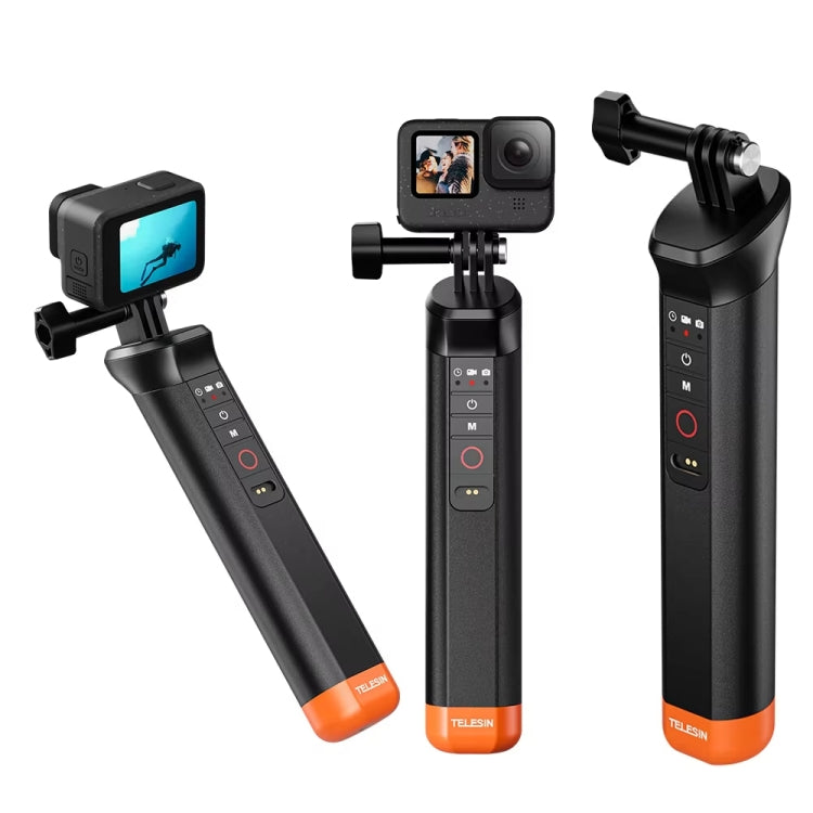 TELESIN Bluetooth Buoyancy Bar 15m Waterproof Depth  For GoPro HERO13 / 12 / 11 / 10 / 9 / 8 Black