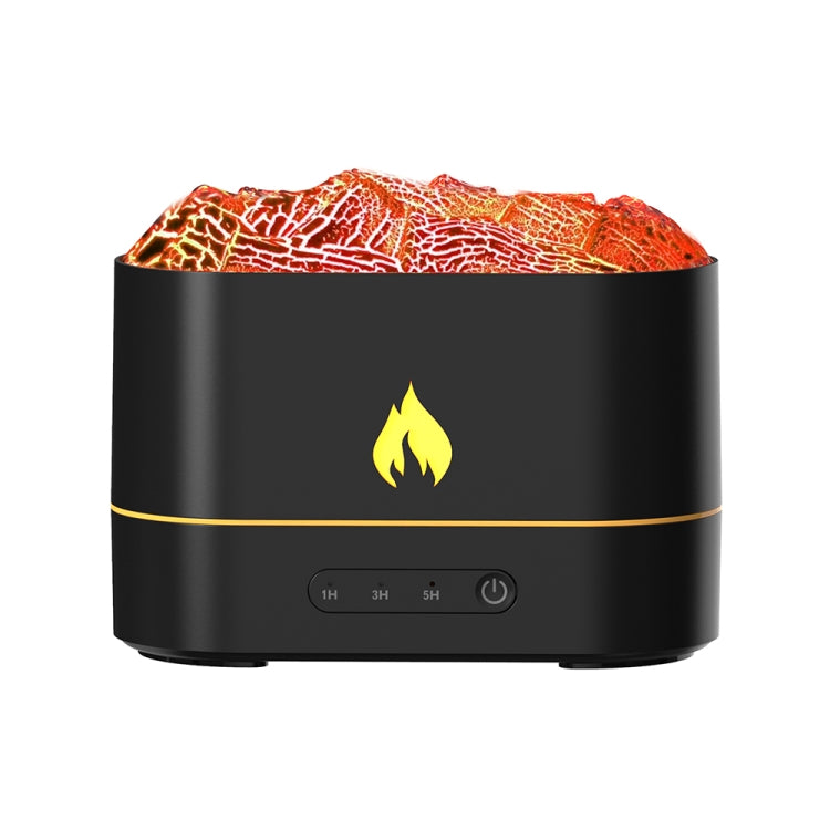 HX853B USB Plug-In Colorful Flame Lighting Effect Aromatherapy Humidifier