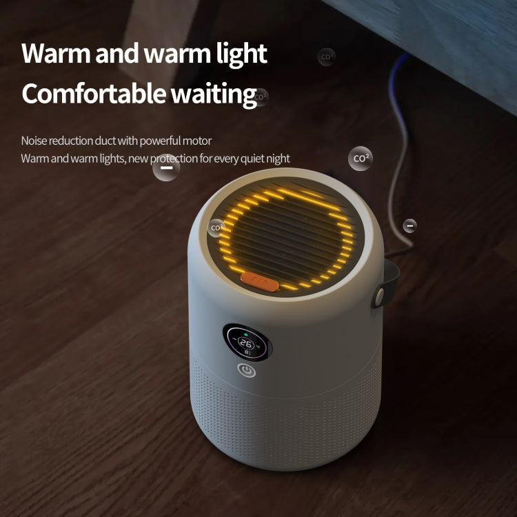 HX830 Smart Digital Display UV Ultraviolet Sterilization Desktop Negative Ion Air Purifier