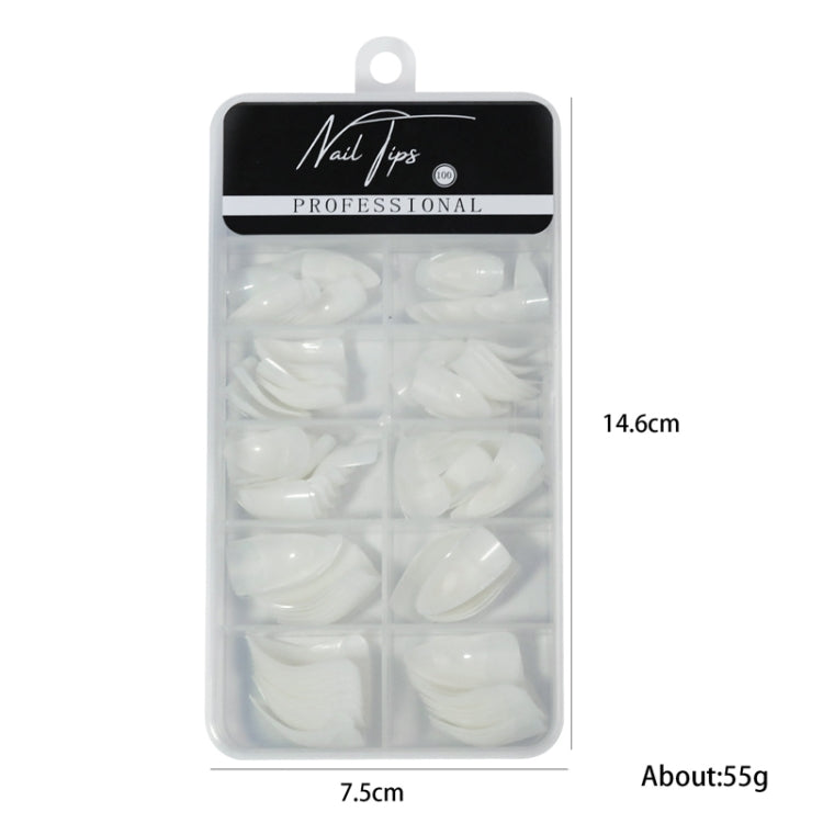 100pcs /Box Stiletto Nail Tips Halloween Style Stiletto False Eagle Claw Art Nails