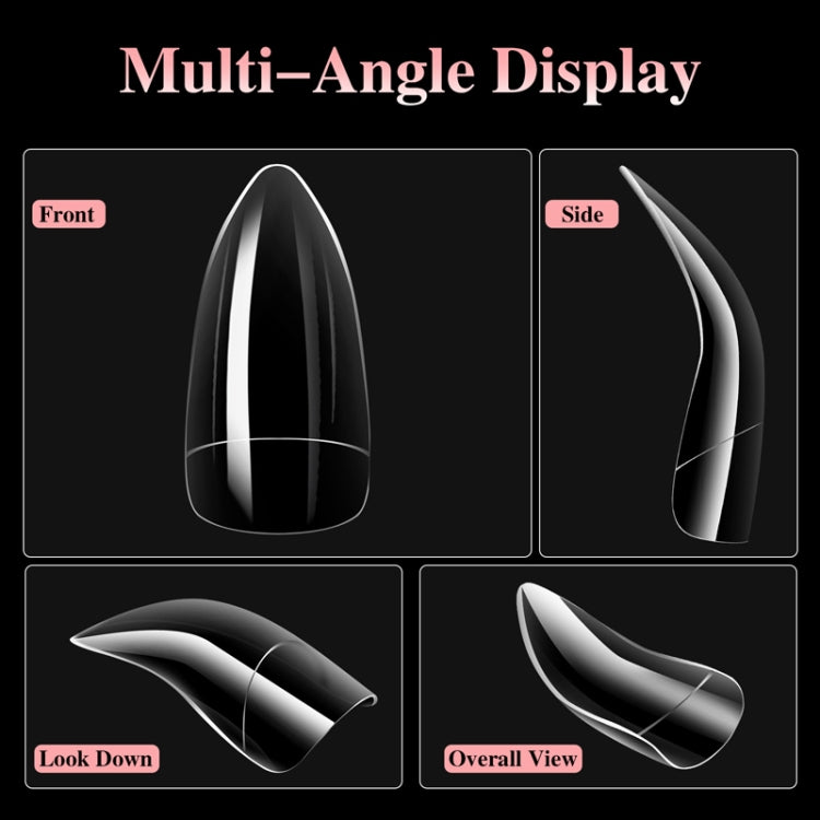 100pcs /Box Stiletto Nail Tips Halloween Style Stiletto False Eagle Claw Art Nails