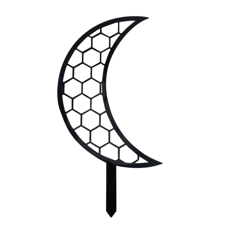 Plastic Moon Climbing Stands Balcony Pot Plant Hauling Gardening Decorative Flower Holder