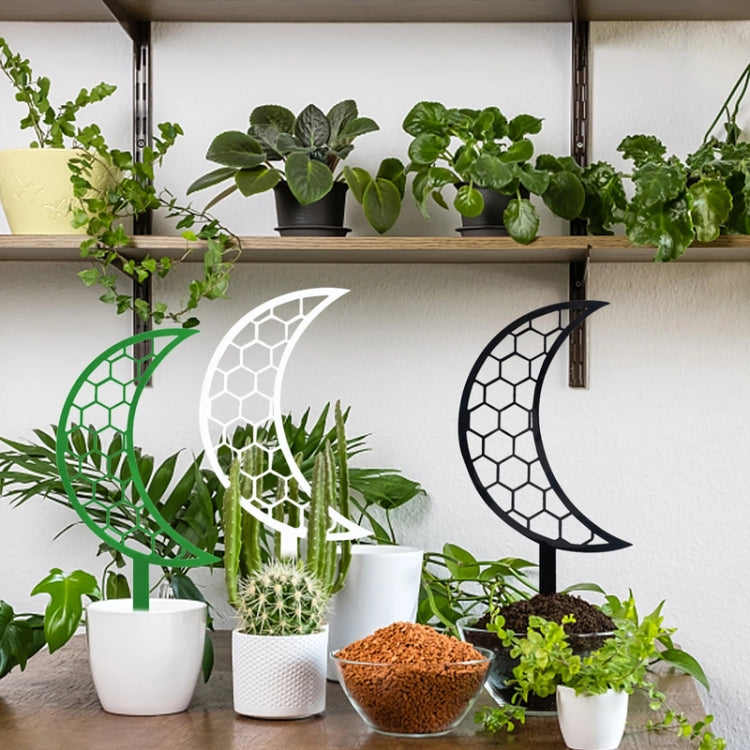 Plastic Moon Climbing Stands Balcony Pot Plant Hauling Gardening Decorative Flower Holder