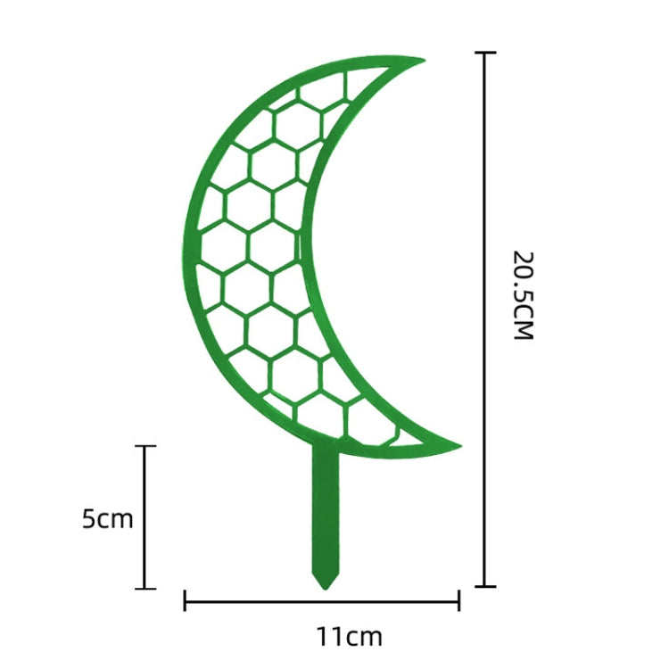Plastic Moon Climbing Stands Balcony Pot Plant Hauling Gardening Decorative Flower Holder