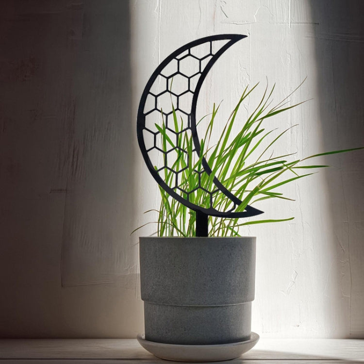 Plastic Moon Climbing Stands Balcony Pot Plant Hauling Gardening Decorative Flower Holder
