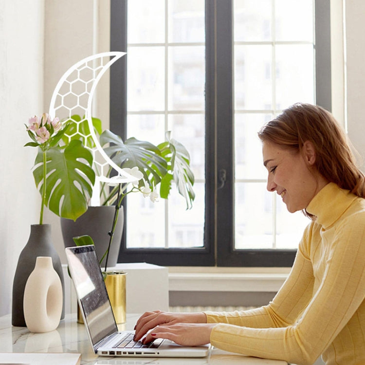 Plastic Moon Climbing Stands Balcony Pot Plant Hauling Gardening Decorative Flower Holder