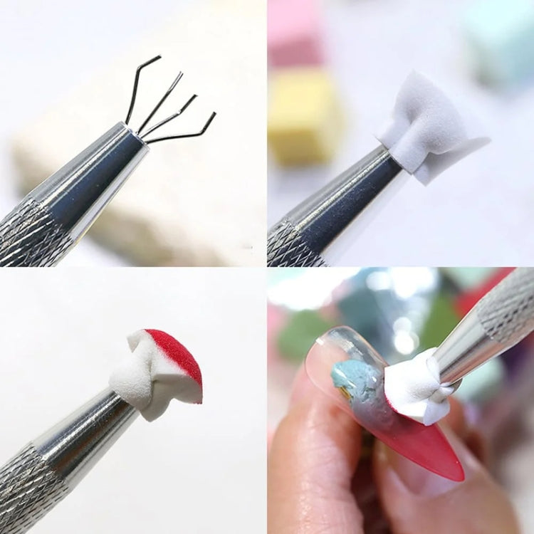 Nail Sponge Gripper Non-slip Manicure Tool Pat Gel Sponge Grabbing Pen