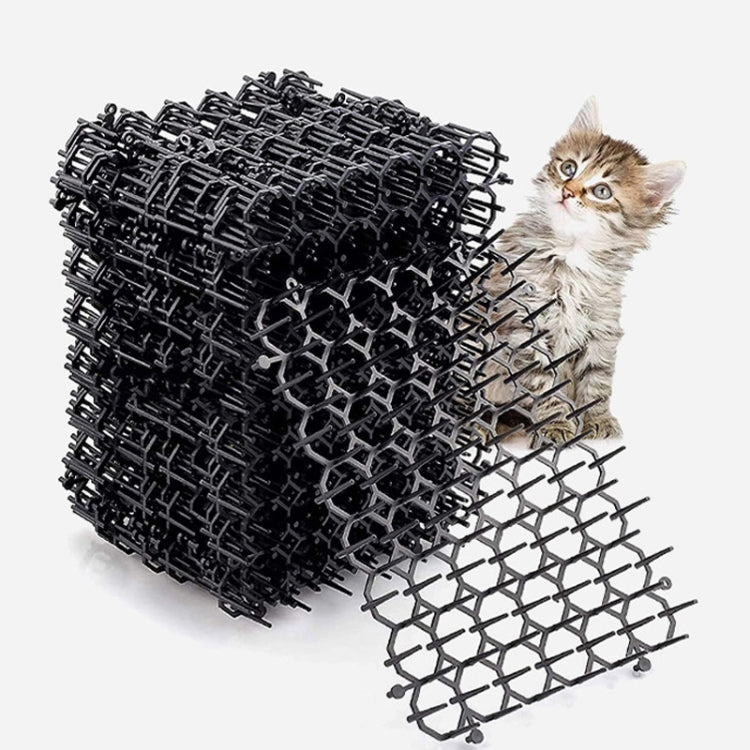 12pcs / Box Anti-Cats Barbed Spike Net Mat Sofas Gate Garden Cats Repellent Tool