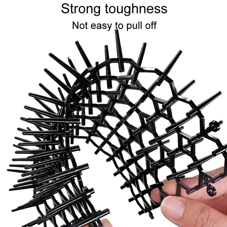 12pcs / Box Anti-Cats Barbed Spike Net Mat Sofas Gate Garden Cats Repellent Tool