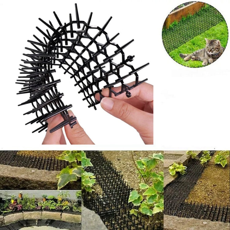 12pcs / Box Anti-Cats Barbed Spike Net Mat Sofas Gate Garden Cats Repellent Tool