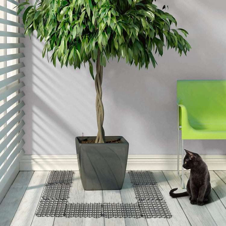 12pcs / Box Anti-Cats Barbed Spike Net Mat Sofas Gate Garden Cats Repellent Tool