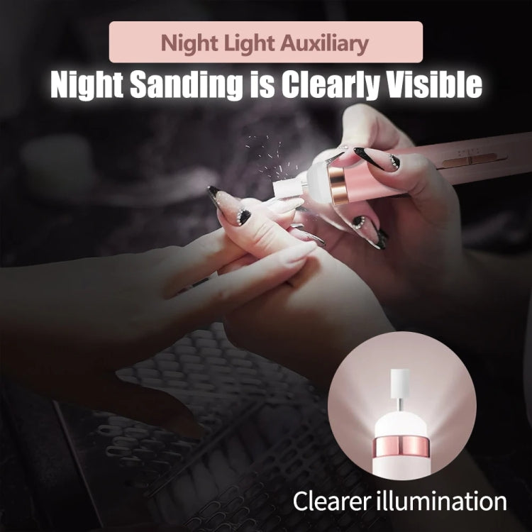 Mini Nail Grinder Nail Remover Portable Electric Nail Tool With Light