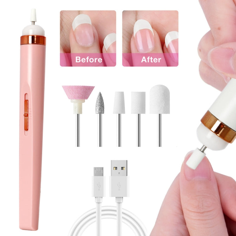 Mini Nail Grinder Nail Remover Portable Electric Nail Tool With Light