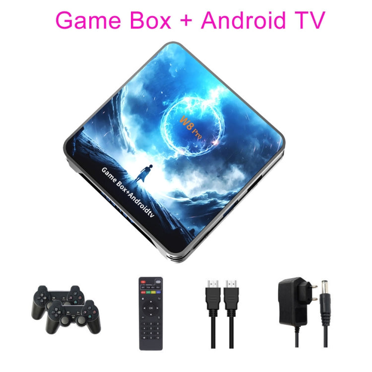 W8PRO 64G Dual System HD Wireless Joystick Retro Gaming Console With 36000+ Games