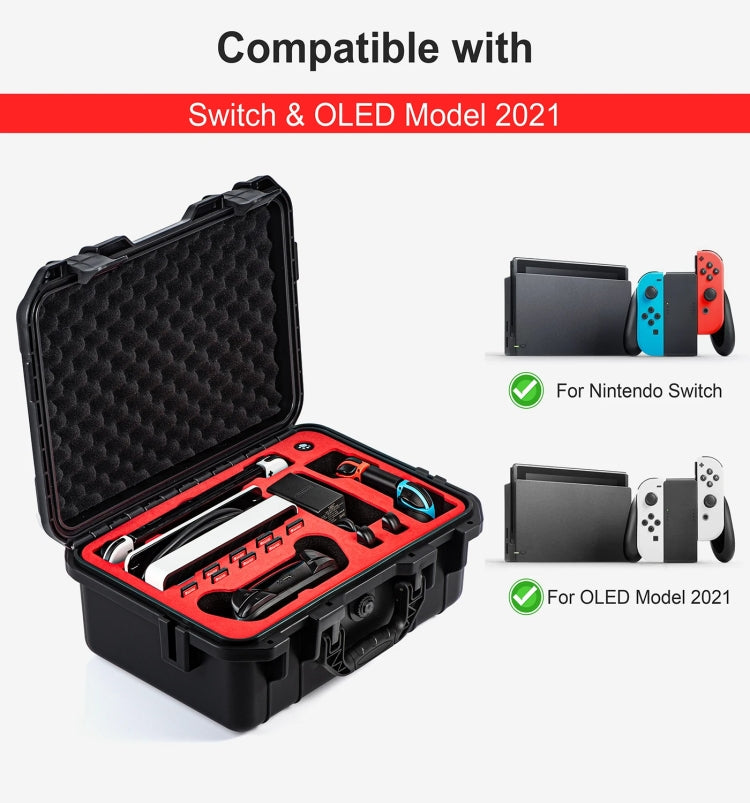 DEVASO For Switch / OLED IP67 Waterproof Storage Case Hardshell Bag