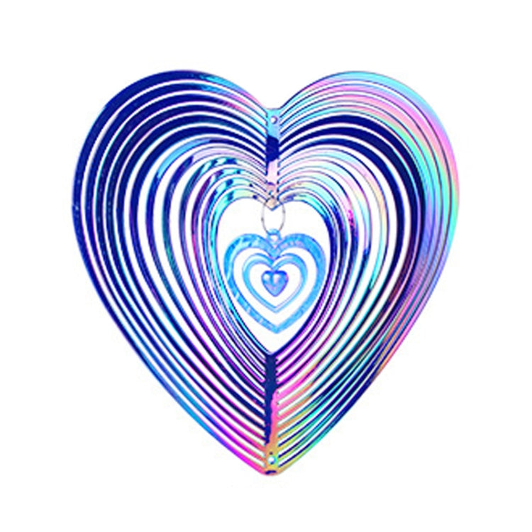 Outdoor Wind Chime Heart Shape Bird Repeller Garden Decoration Bird Catcher