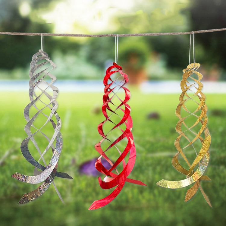 Laser Flash Bird Repellent Orchard Bird Repellent Spiral Reflective Wind Rotor