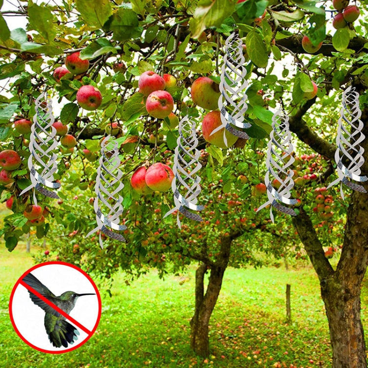 Laser Flash Bird Repellent Orchard Bird Repellent Spiral Reflective Wind Rotor