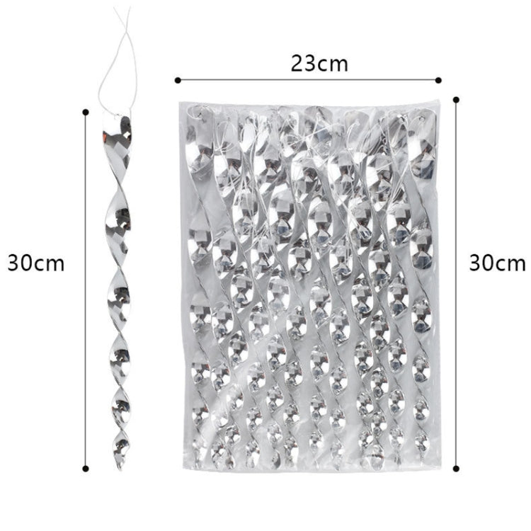 30cm Laser Bird Repellent Spiral Wind Reflective Stick Orchard Balcony Garden Decoration