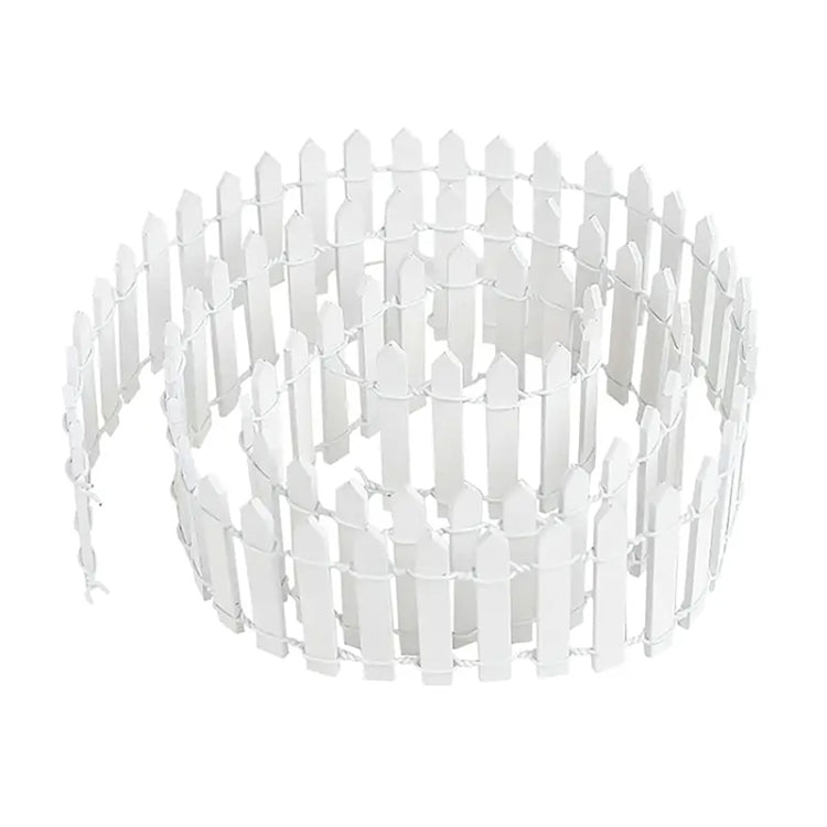 90cm Miniature Wooden Fence DIY Fairy Garden Mini Landscape Ornament