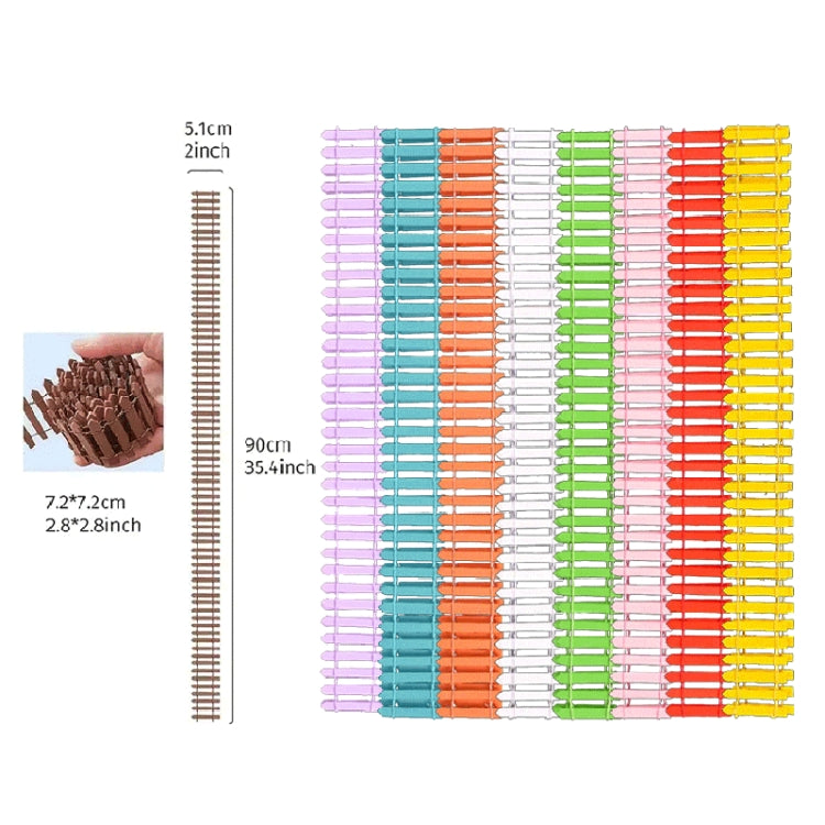 90cm Miniature Wooden Fence DIY Fairy Garden Mini Landscape Ornament