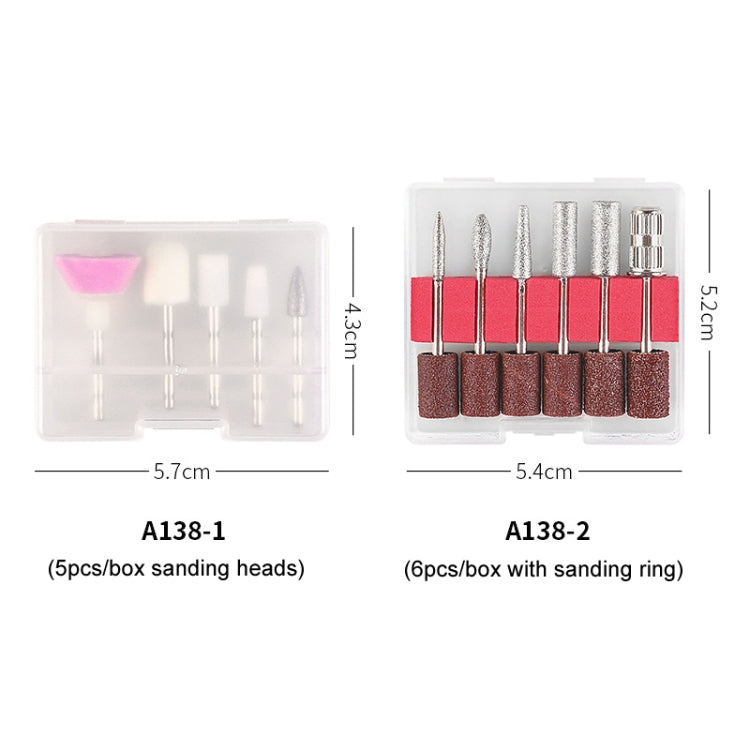 Manicure Grinding Heads Set Nail Polishers Accessories Nail Tools