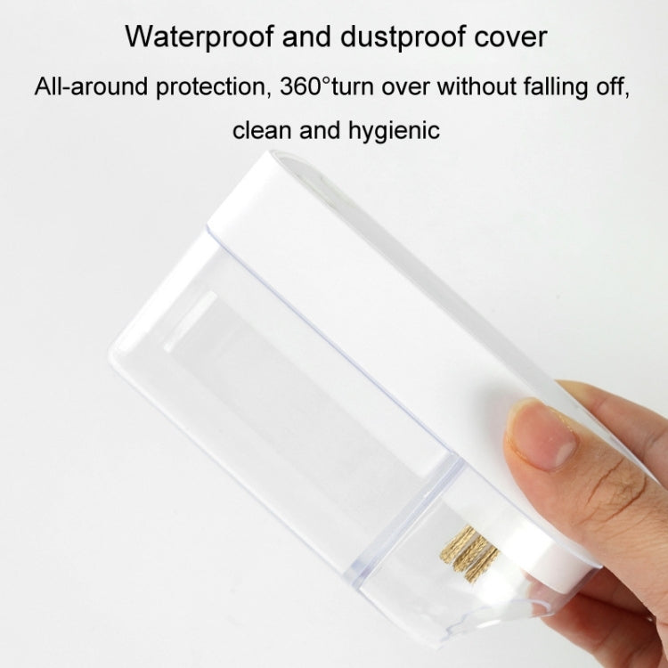 30 Holes Nail Art Drill Bits Storage Box Dustproof Display Rack With Cleaning Brush