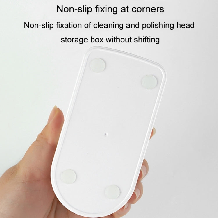 30 Holes Nail Art Drill Bits Storage Box Dustproof Display Rack With Cleaning Brush