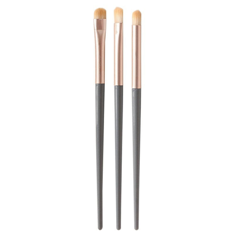 3sets 3 In 1 Portable Universal Eyeshadow Brush Makeup Tools Eye Cosmetic Brushes