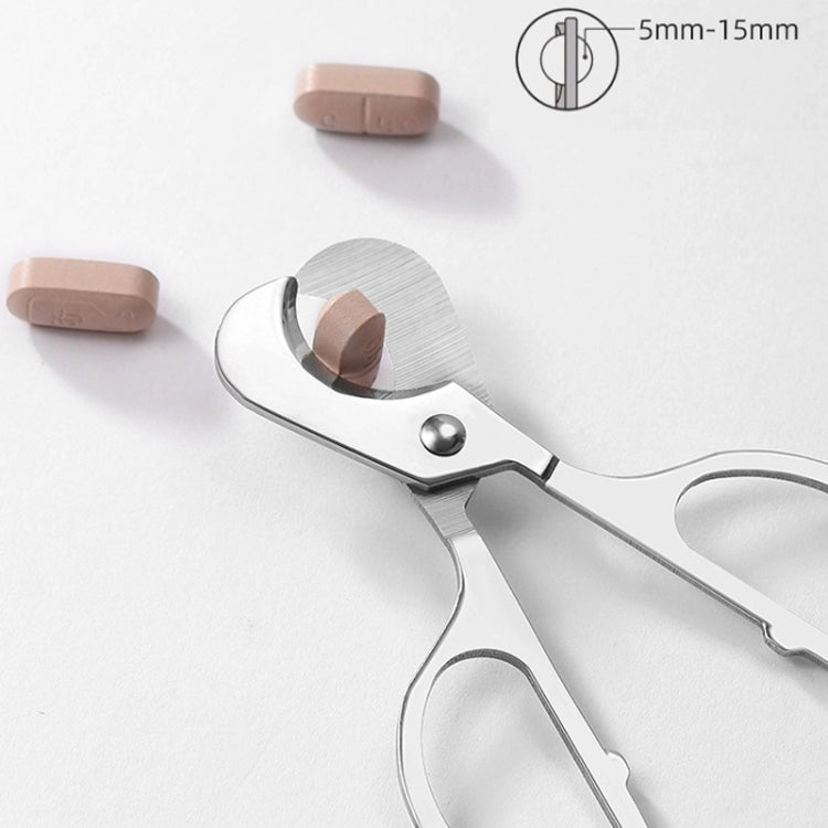 Portable Pill Cutter Stainless Steel Cigar Dispensing Scissors