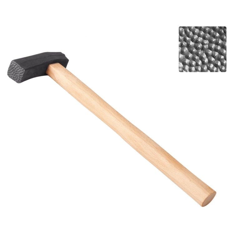 Handmade DIY Square Hammer Gold And Silver Jewelry Texture Hammer