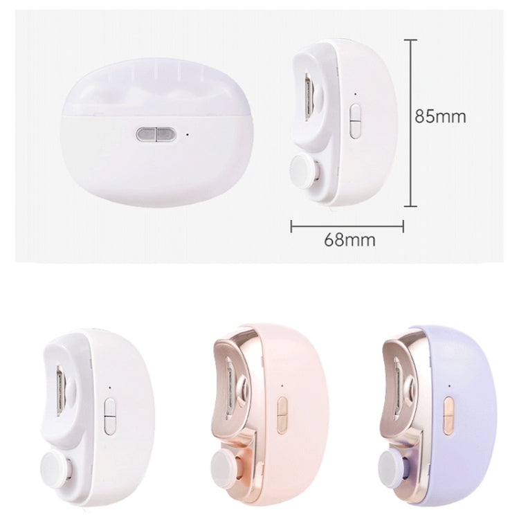 CH-705 2-in-1 Multifunctional Electric Nail Grinder with Light Children Anti-pinch Nail Clippers