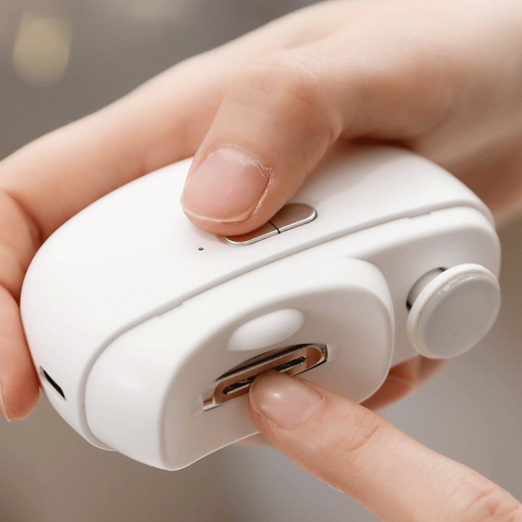 CH-705 2-in-1 Multifunctional Electric Nail Grinder with Light Children Anti-pinch Nail Clippers