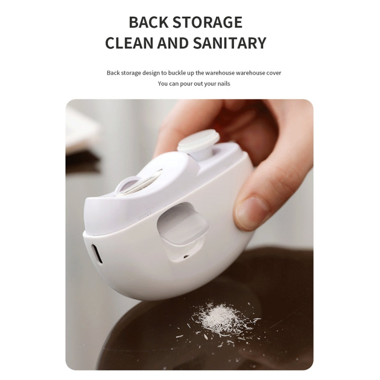 CH-705 2-in-1 Multifunctional Electric Nail Grinder with Light Children Anti-pinch Nail Clippers