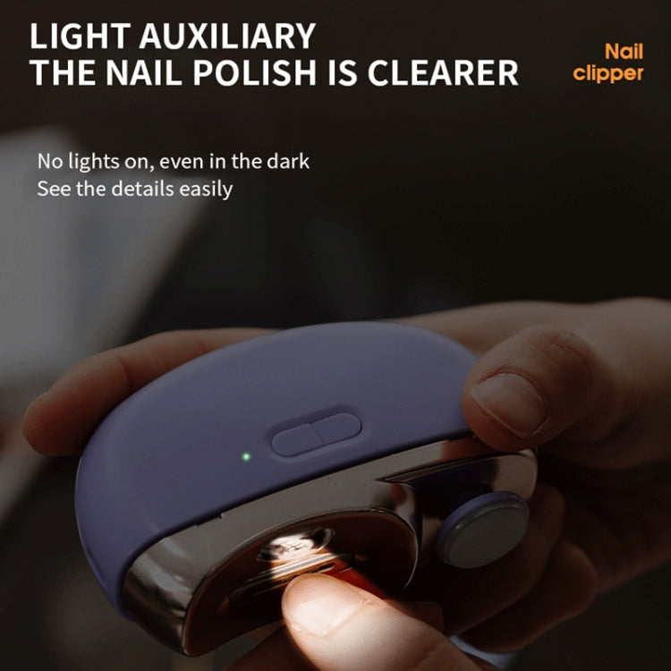 CH-705 2-in-1 Multifunctional Electric Nail Grinder with Light Children Anti-pinch Nail Clippers