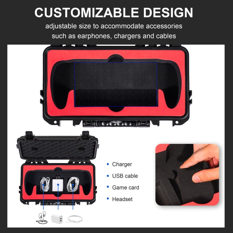 For PlayStation Portal STARTRC GAMES Console Storage Handheld IP67 Waterproof Hard Shell Bag