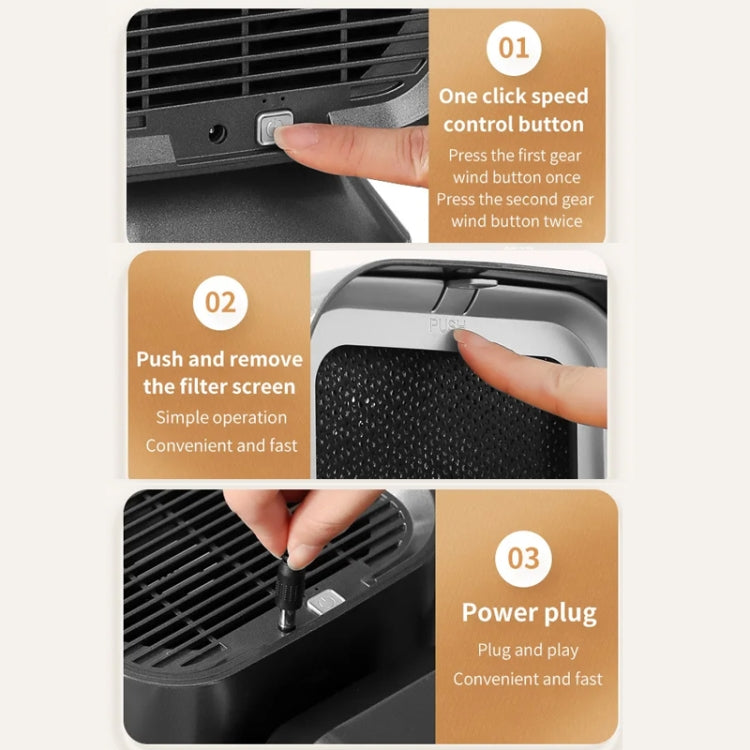 Desktop Range Hood Barbecue Small Movable Liftable Extractor Hood 2 Wind Speeds Adjust