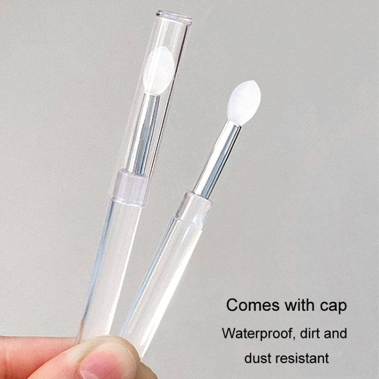 Nail Art Silicone Applicator Sticks Multi-Purpose Dabbing Powder Glitter Eyeshadow Brush Applying Manicure Tool