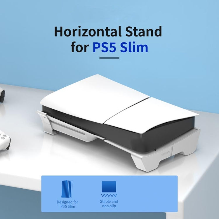 For PS5 Slim STARTRC GAMES Base Horizontal Placement Bracket Game Console Horizontal Fixed Cooling Base